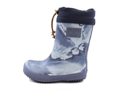Bisgaard/Soft Gallery winter rubber boot blue mix wool lining